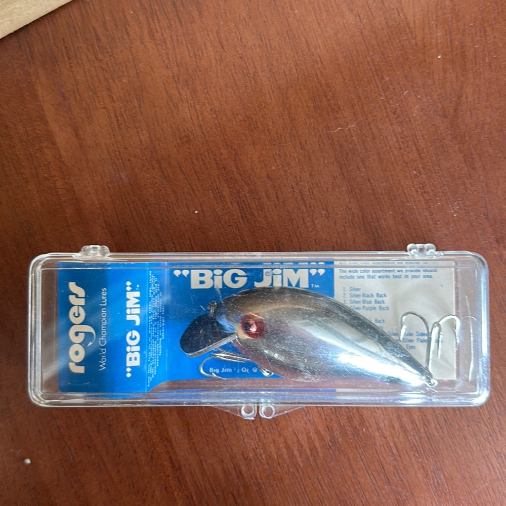Nib Vintage rogers world champion lures “Big Jim”